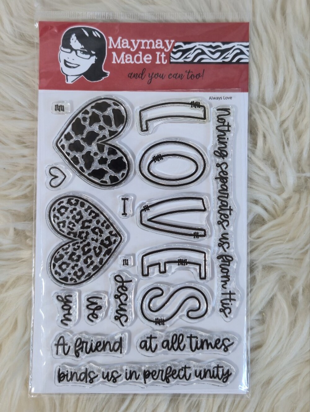 Maymay's Always Love 4x6 Stamp Set A251